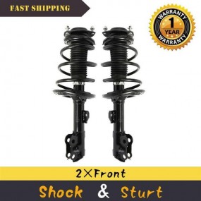 For 2012-2016 Toyota Camry (2) Front Complete Strut Shocks w/ Coil Springs Mount